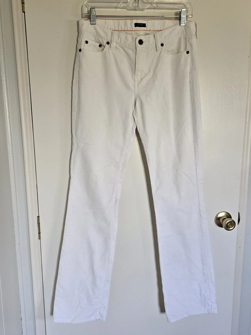 J. Crew Corduroy Women's Pants White 30